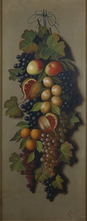 MEUCCI MICHELANGELO (1840 - 1909) - Natura morta di frutta. .