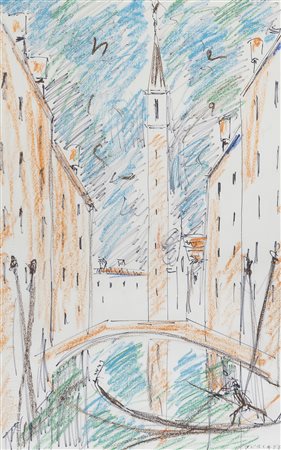 GIULIO TURCATO, Rio Veneziano, 1973