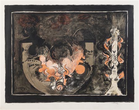 GRAHAM SUTHERLAND, Forma a U, 1979