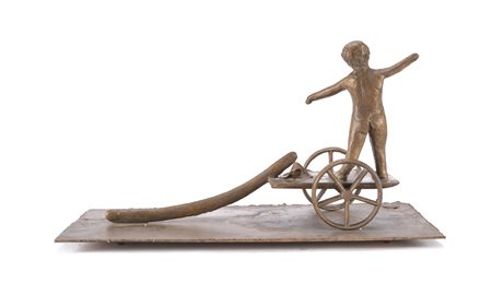 GIACOMO MANZÙ, Bambino in carrozza, 1982