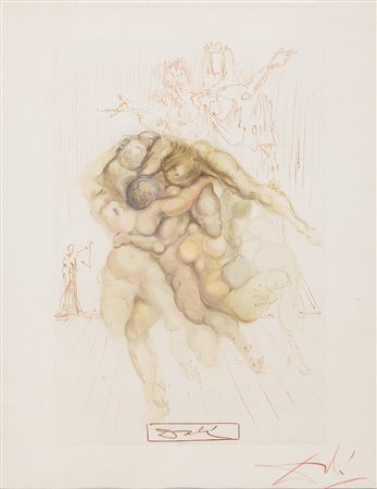 SALVADOR DALÌ, Paradiso, la divina commedia, 1974