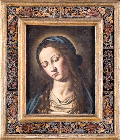 Giovanni Battista Salvi detto Il Sassoferrato (attribuito) Madonna olio su...