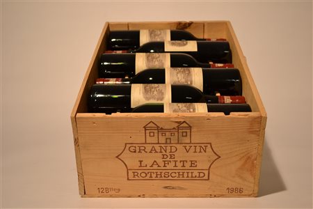 Chateau Lafite Rothschild 1986 12 bt - csl E