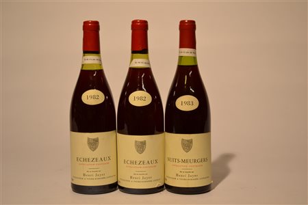 Selezione Domaine H. JayerNuits-Meurgers 1983 - 1 btEchezeaux 1982 - 2 bt3 btE