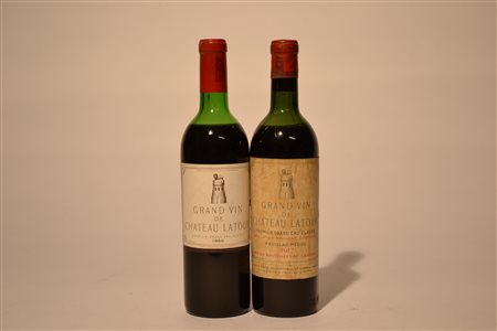 Chateau Latour1968 - 1 bt1957 - 1 bt2 btDLivelli bassi, etichette...