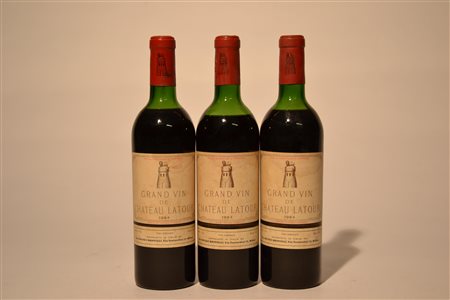 Chateau Latour 19643 btDLivelli bassi, etichette danneggiate&nbsp;&nbsp;