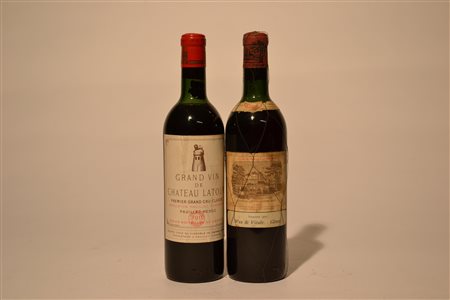 Selezione Bordeaux 1956Chateau Latour - 1 btChateau Lafite Rothschild - 1 bt2...