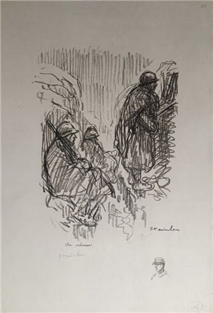 Steinlen Theophile Alexandre - Au creneau