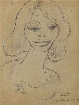 BONETTI UBERTO (1909 - 1993) - Sofia Loren.