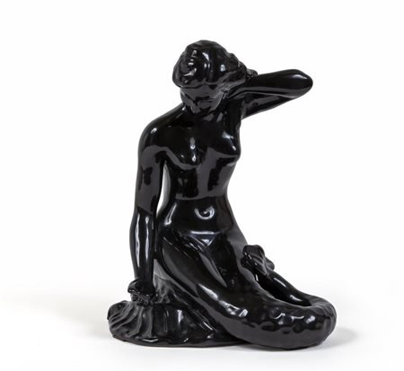  CERAMICHE ROMETTI <br>Figura di sirena, anni 