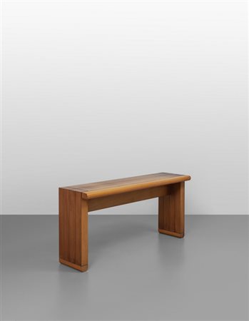 ICO PARISI<br>Una panca, anni "60. <br>Legno 