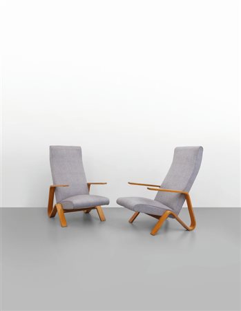 EERO SAARINEN <br>Due poltrone modello 61 