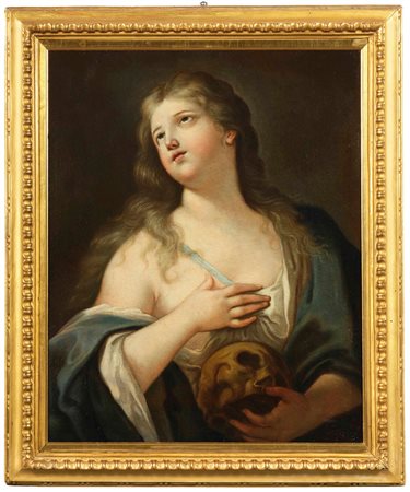 Paolo De Matteis (1662 Napoli-1728 Napoli), Maria Maddalena in contemplazione...