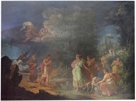 Diana e le ninfe Artista dell'inizio del XIX secolo tempera su tela, W. 336 -...