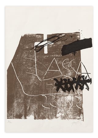 ANTONI TÀPIES (1923-2012) - Assassins,1974