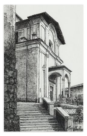 MARIO FOSSATI (1918-1999) - Serina. Chiesa parrocchiale, 1991