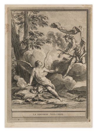 LOUIS-SIMON LEMPEREUR (1728-1807) - Le discorde. Fable CXXIII, 1755/1759