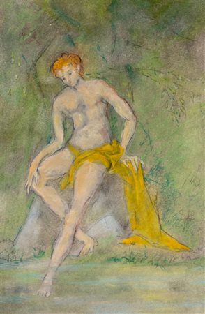 Emanuele Cavalli (Lucera 1904-Firenze 1981)  - Narciso, 40s