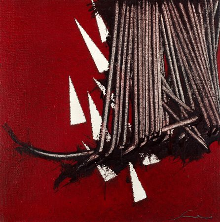 Emilio Scanavino (Genova 1922-Milano 1986)  - La fuga, 1975