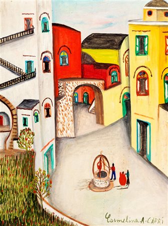 Carmelina di Capri (Capri 1920-2004)  - Il pozzo, 1962