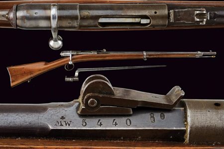 Fucile Vetterli Mod. 1870 da cadetto con baionetta