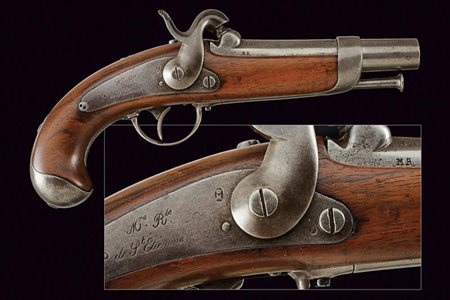 Pistola a luminello Mod. 1842 da gendarmeria