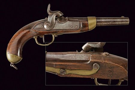 Pistola a luminello da cavalleria Mod. 1842 di Francotte