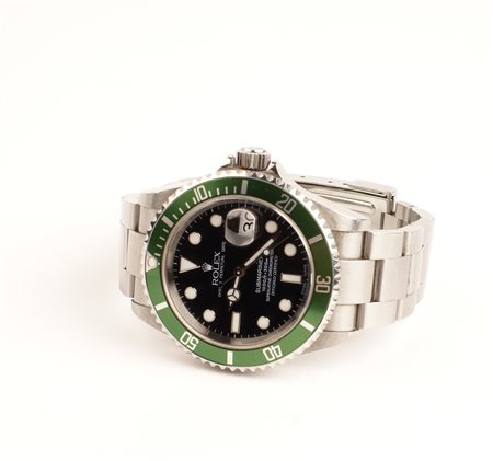 OROLOGIO DA POLSO ROLEX SUBMARINER DATE ref. 16610LV edizione del 50°...