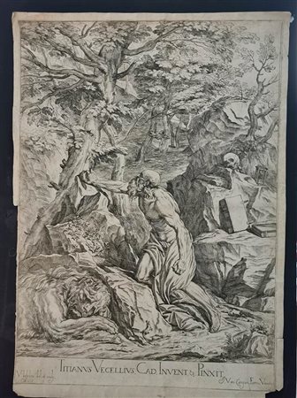 Valentin Lefevre (1637-1677) da Tiziano: SAN GIROLAMO PENITENTE