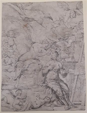 Giuseppe Diamantini (1621-1705): ALLEGORIA DELLA PITTURA, C. 1690  