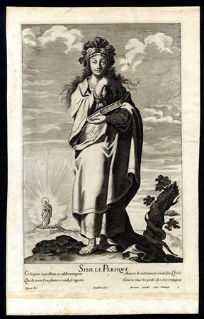 Gilles Rousselet (1610-1686) da  Claude Vignon (1593-1670): LA SIBILLA PERSICA 