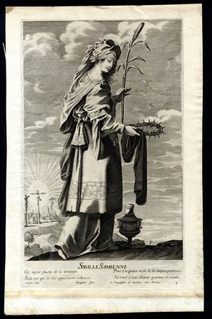 Gilles Rousselet (1610-1686) da  Claude Vignon (1593-1670): LA SIBILLA DI SAMO
