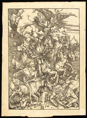da Albrecht Dürer (1471-1528): I QUATTRO CAVALIERI DELL'APOCALISSE