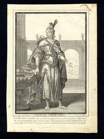Nicolas Bonnart (1637-1718): CORNELIA  IMPERATRICE