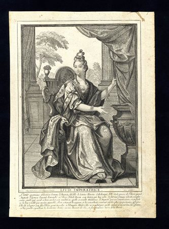 Nicolas Bonnart (1637-1718): LIVIE IMPERATRICE