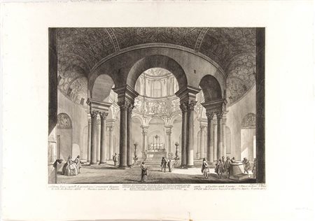 Giovanni Battista Piranesi (1720-1778): VEDUTA INTERNA DEL SEPOLCRO DI S. COSTANZA