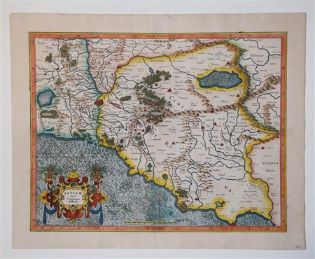 Gerardus Mercator (1512-1594): LATIUM NUNC CAMPAGNA DI ROMA
