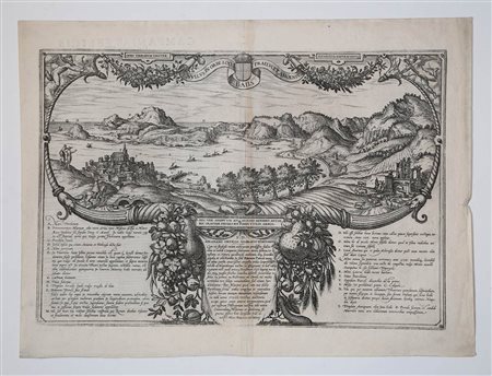 Joris Hoefnagel (1542-1600) e  Abraham Ortelius (1527-1598): NULLUS IN ORBE LOCUS PRAELUCET AMOENIS BAIIS, 1580