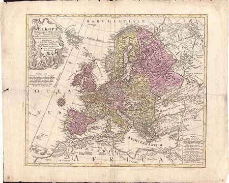 Tobias Conrad Lotter (1717-1777): EUROPA, 1750