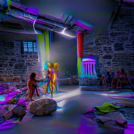 Metadimention al 3M ”#80/4999 Metadimensional Image - Aphrodite and Apollo in Ithaca”