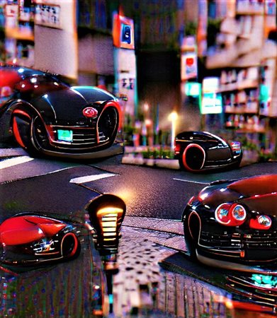 Metadimention al 3M ”A Bugatti in my Life - Metadimensional Image #19/4999”