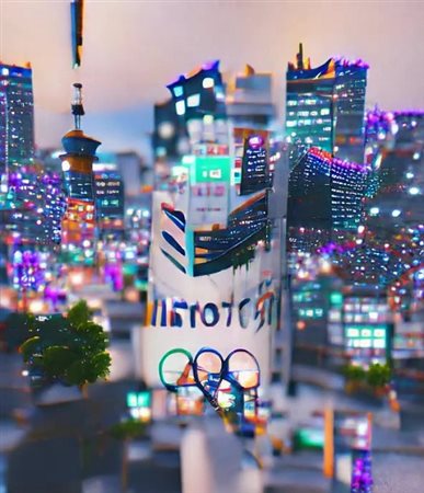 VqGan3Magnas “Tokyo Olympics - Alternative Reality #14”