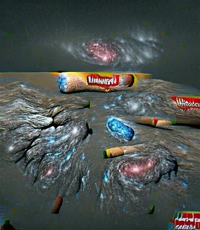 VqGan3Magnas “The Milky Way and One Chocolate Bar - Alternative Psychedelic Realities”