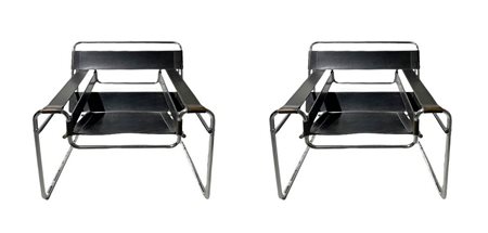 Marcel Breuer per Gavina - Coppie di poltrone modello Vassily, 1980s