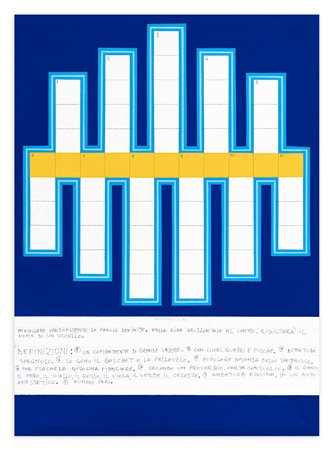 RINO SERNAGLIA (1936) - Organo enigmatico, 1981