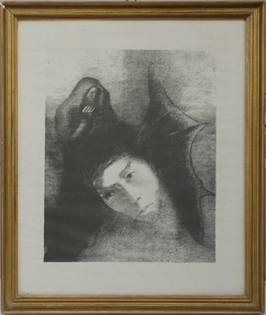 Odilon Redon "Quel est le but de tout cela?" 1986litografiacm 41x33Tavola XVI