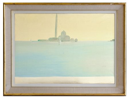 Virgilio Guidi "Venezia, San Giorgio" 
olio su tela
cm 50x71
firmato in basso a