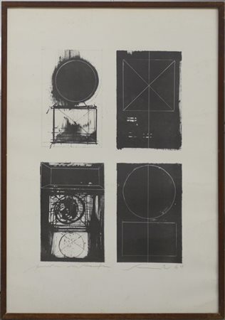 Emilio Scanavino "Senza titolo" 1964
litografia - prova di stampa
cm 69x49
iscri