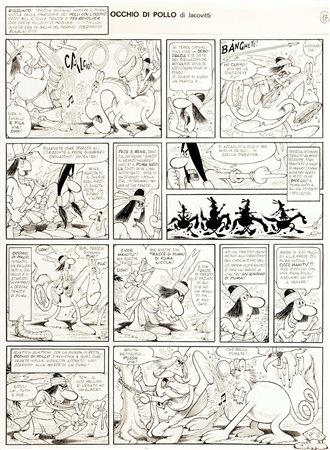 Benito Jacovitti - Cocco Bill - Occhio di Pollo e... i polli con l'occhio, 1969