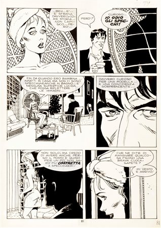 Giampiero Casertano - Dylan Dog - Attraverso lo specchio, 1987